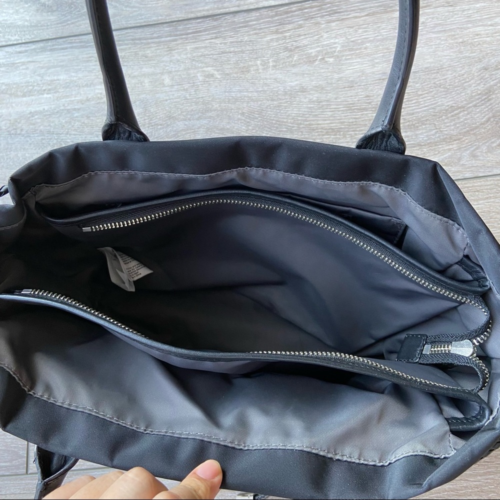 Agnes B Nylon Handbag Tote - Picture 10 of 15